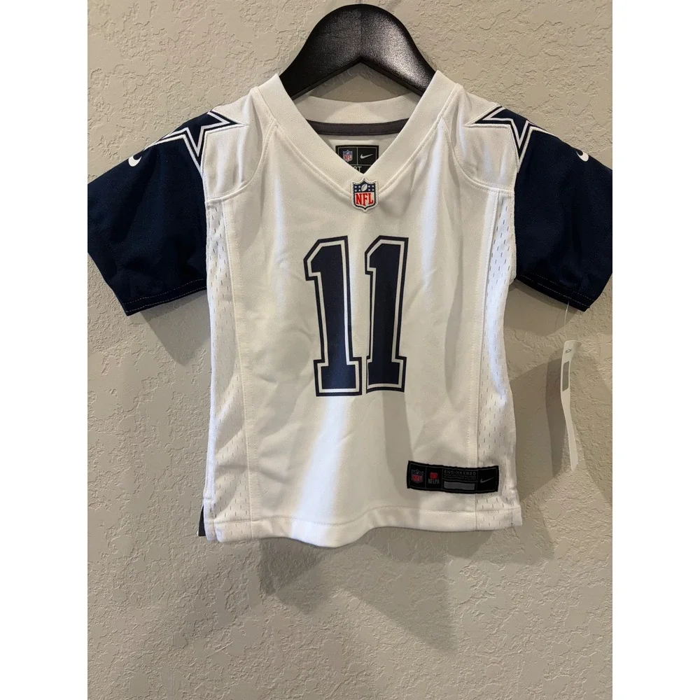 Nike Dallas Cowboys Micah Parsons 11 Toddler Jersey White Navy 3T New